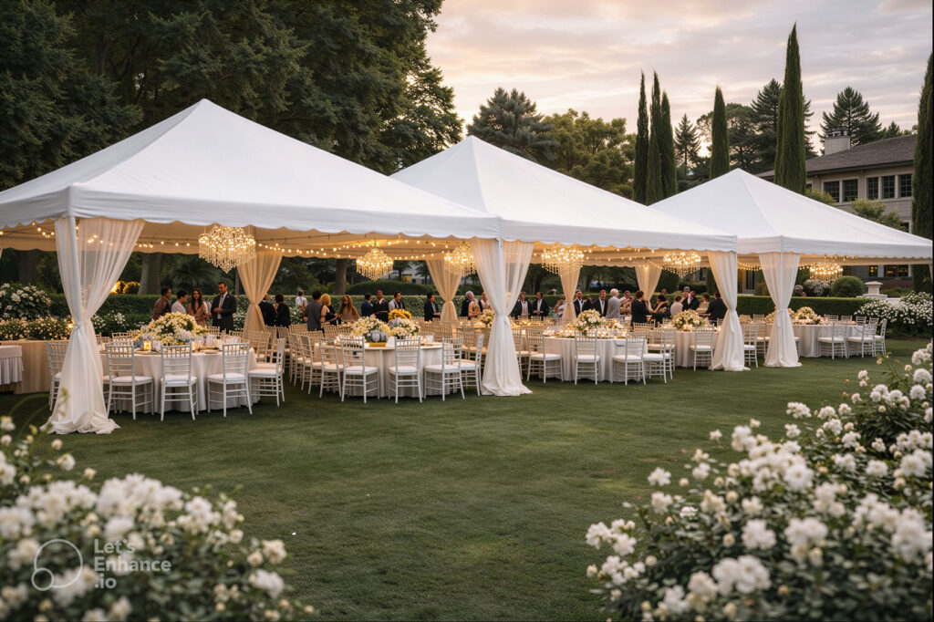 Carpa 6×8, apto para 60 personas